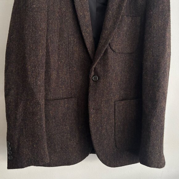 Primark Brown Harris Tweed Sport Coat/ Blazer -38 - Picture 4 of 12